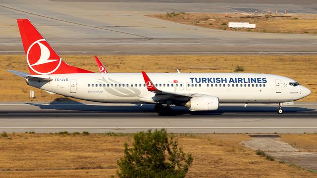 TC-JVS:Boeing 737-800:Turkish Airlines